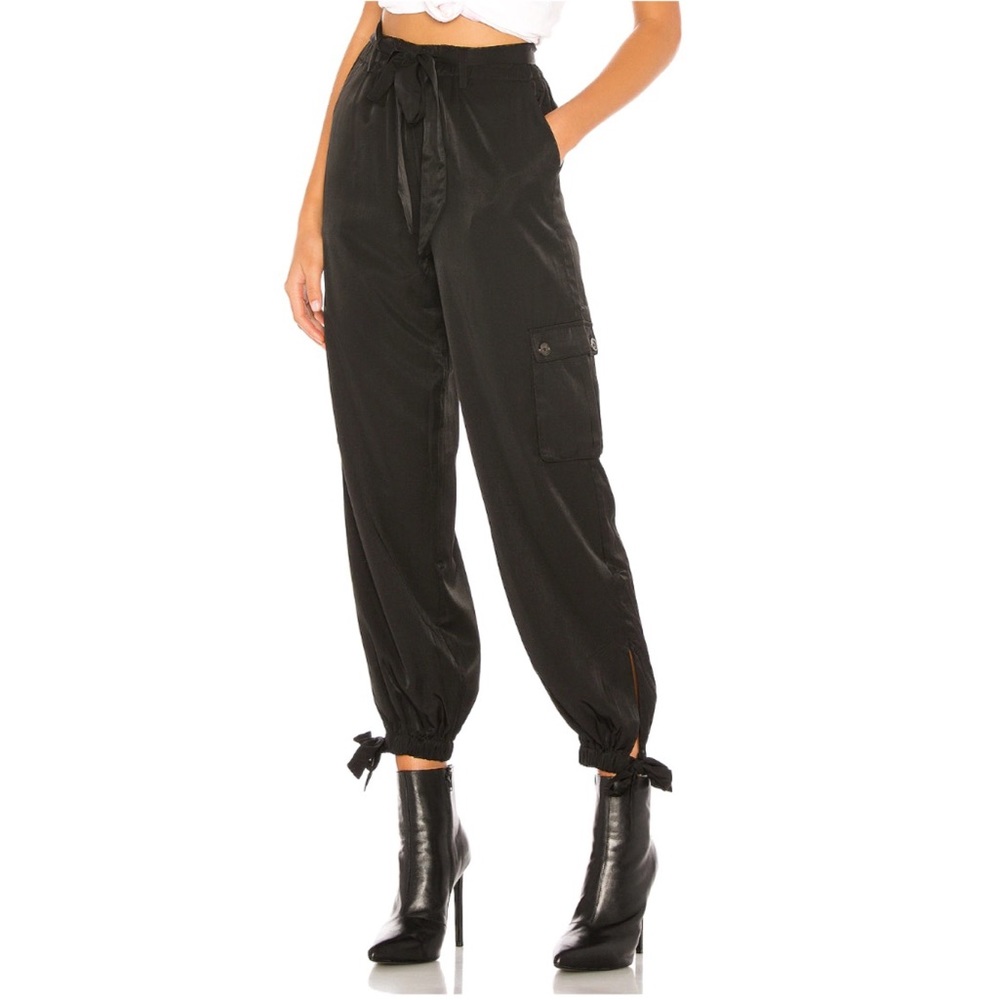 Black cargo style Simi Pants by h:ours